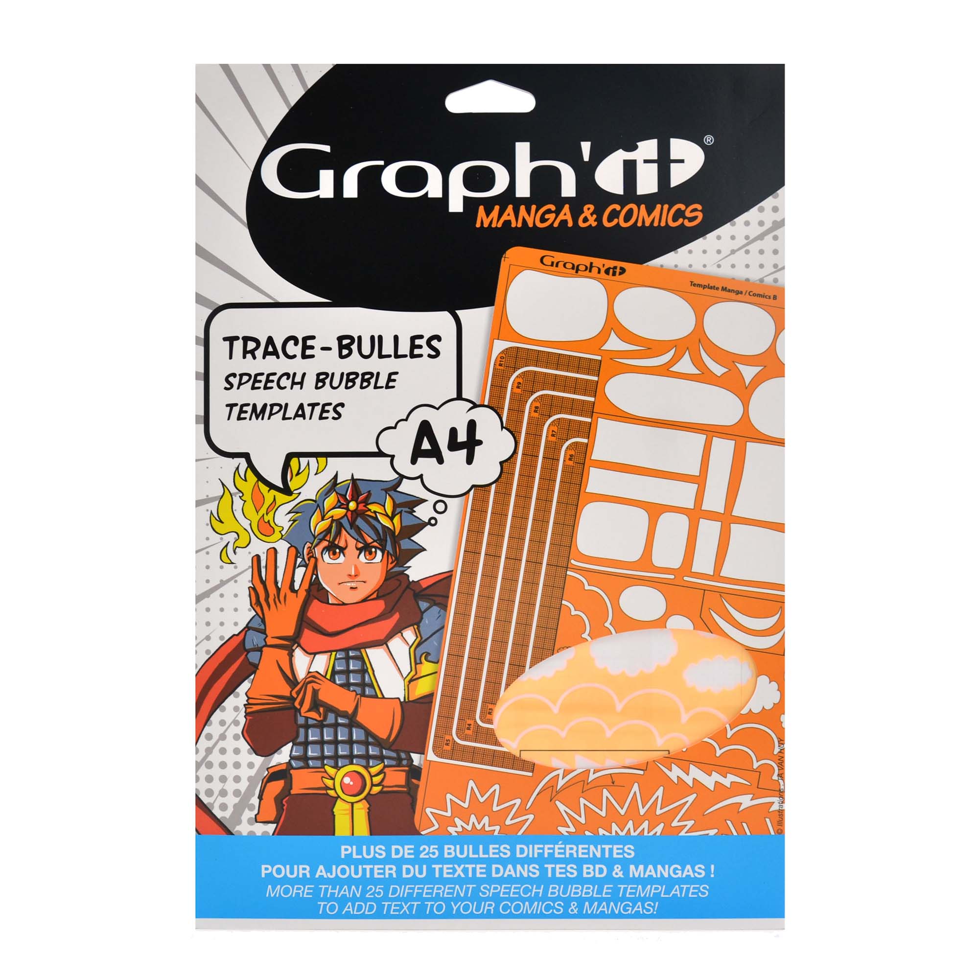 A4 Manga Drawing Stencil Set - Anime Sketch Templates for Artists & Beginners - Perfect for Comic Art, Manga Sketching, and DIY Crafts