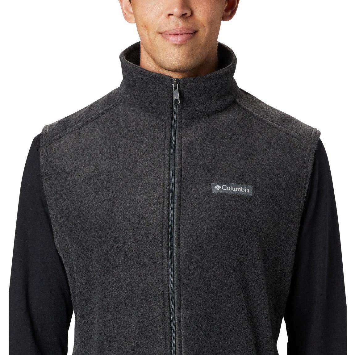 Columbia Steens Mountain™ Fleece Vest for Men - Lightweight Insulated Outdoor Jacket for Hiking, Camping & Casual Wear