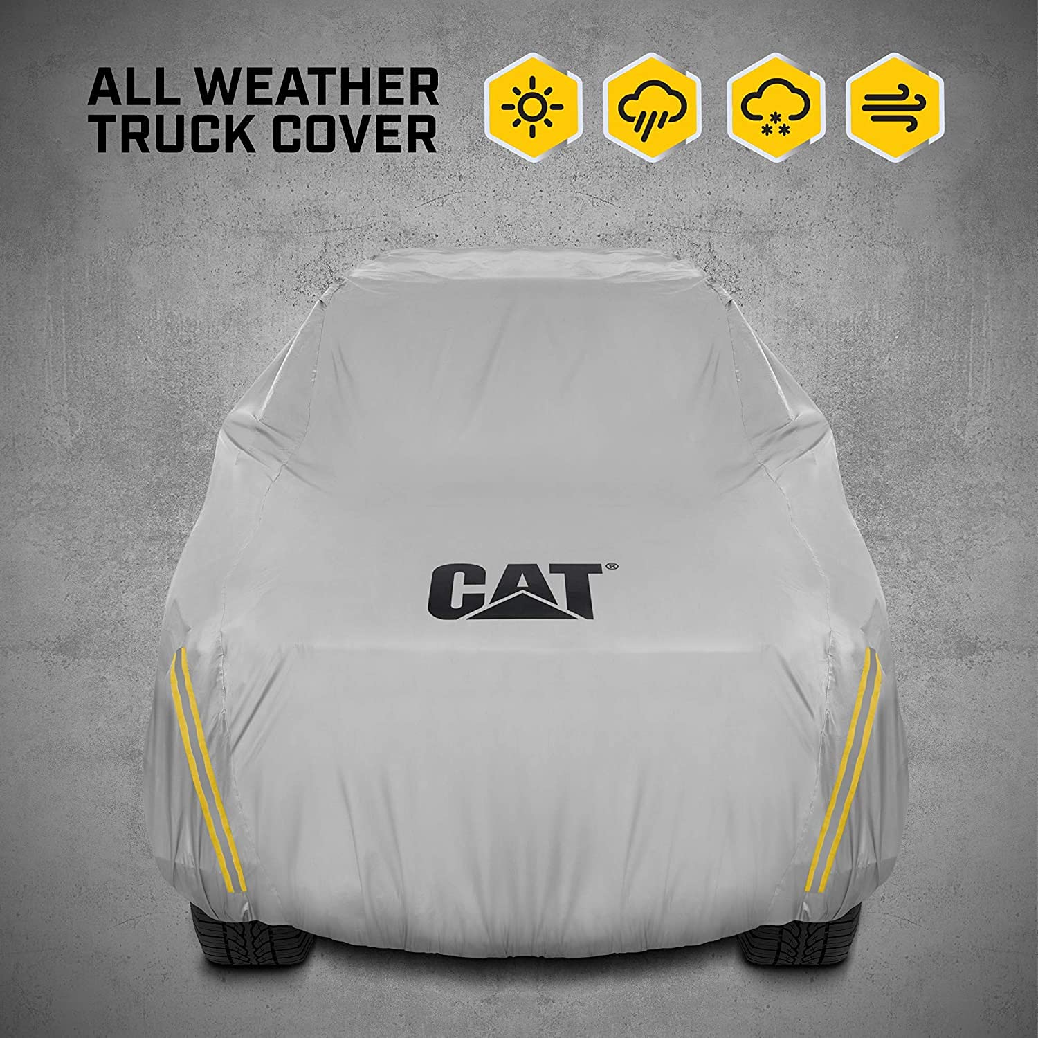 Heavy Duty Waterproof All-Weather Truck Cover for Dodge RAM 1500 - Full Exterior Protection (250