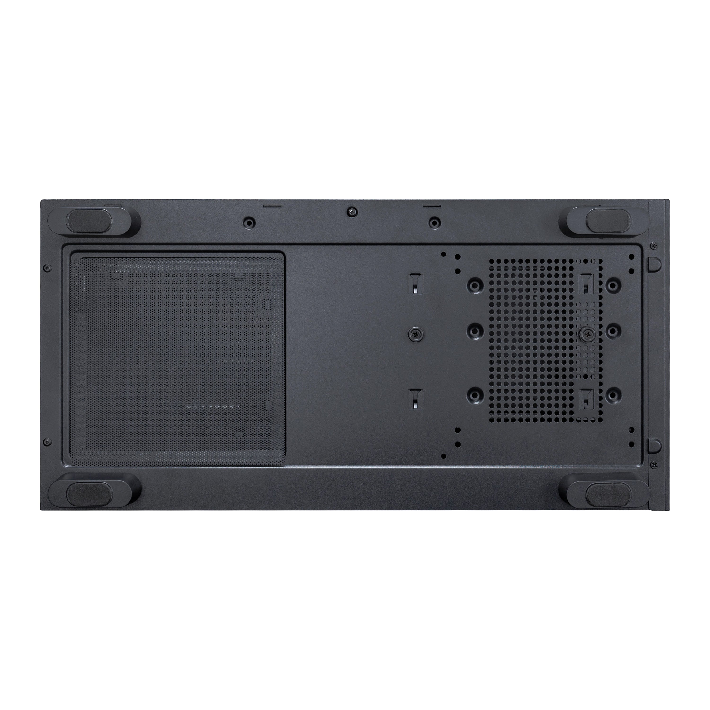 1st Player Mi5 M ATX ITX PC Gaming Case - Compact Mid Tower Computer Case for Gaming PC Build, Black | Perfect for Small Spaces & LAN Parties