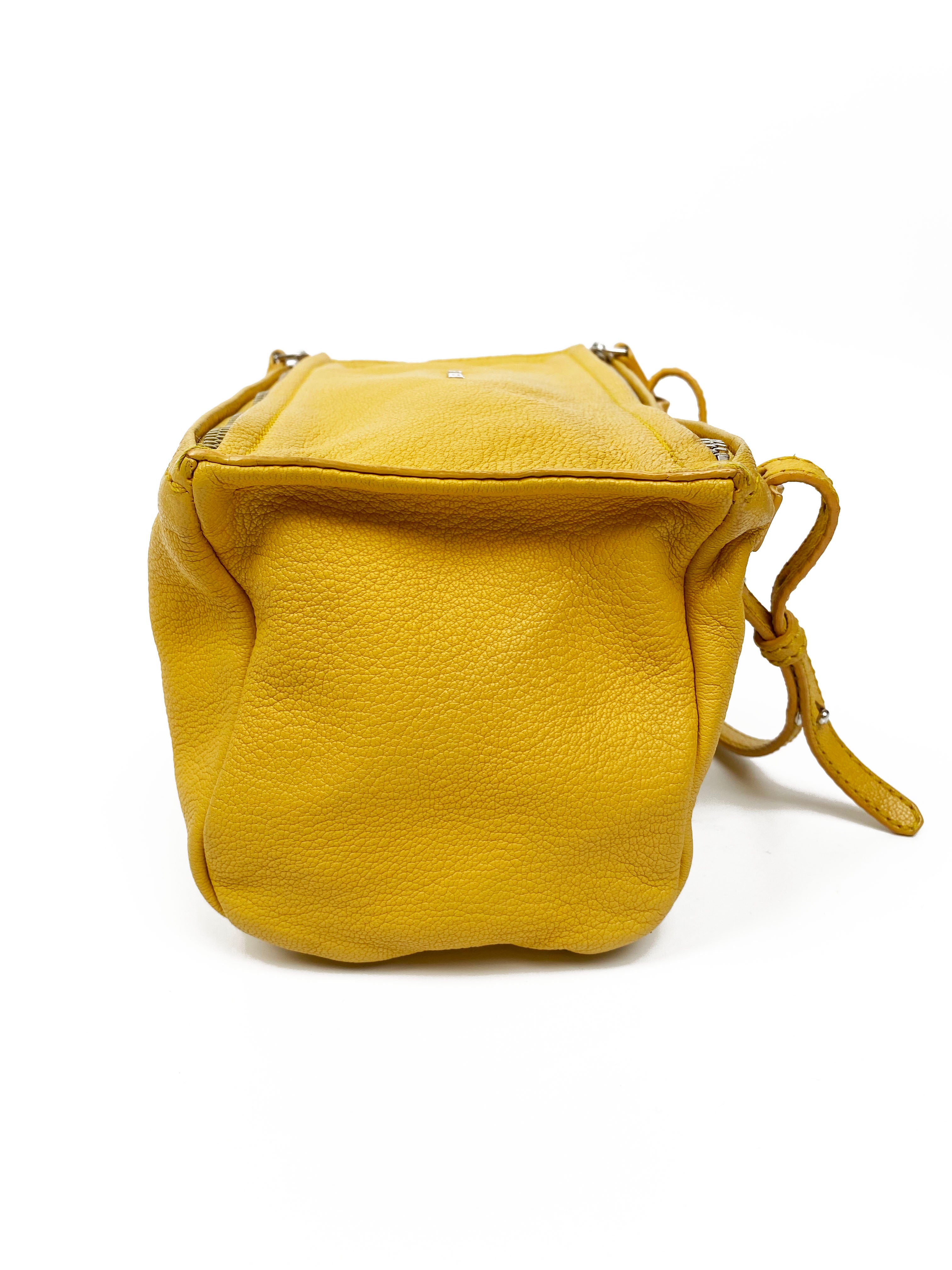Givenchy Small Yellow Pandora Bag - Luxury Crossbody Handbag for Women | Perfect for Parties, Date Nights & Everyday Use