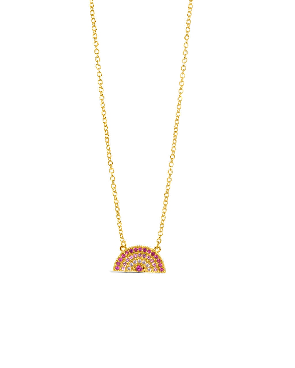 Rainbow CZ Pendant Necklace for Women - Elegant Cubic Zirconia Jewelry Gift for Birthday, Anniversary & Valentine's Day | Perfect for Parties, Weddings & Everyday Wear