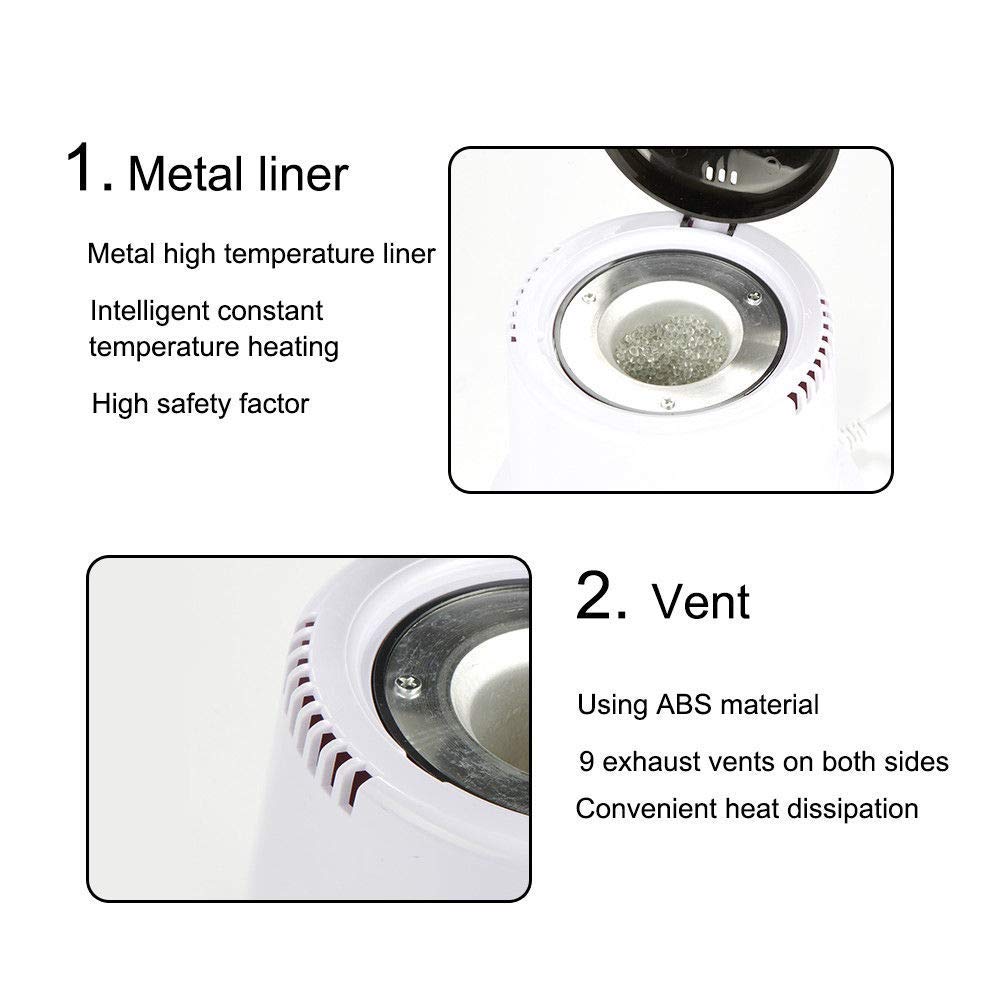 BONEW Nail Sterilizer for Salon & Tattoo - High Temp Disinfect Machine for Manicure Tools