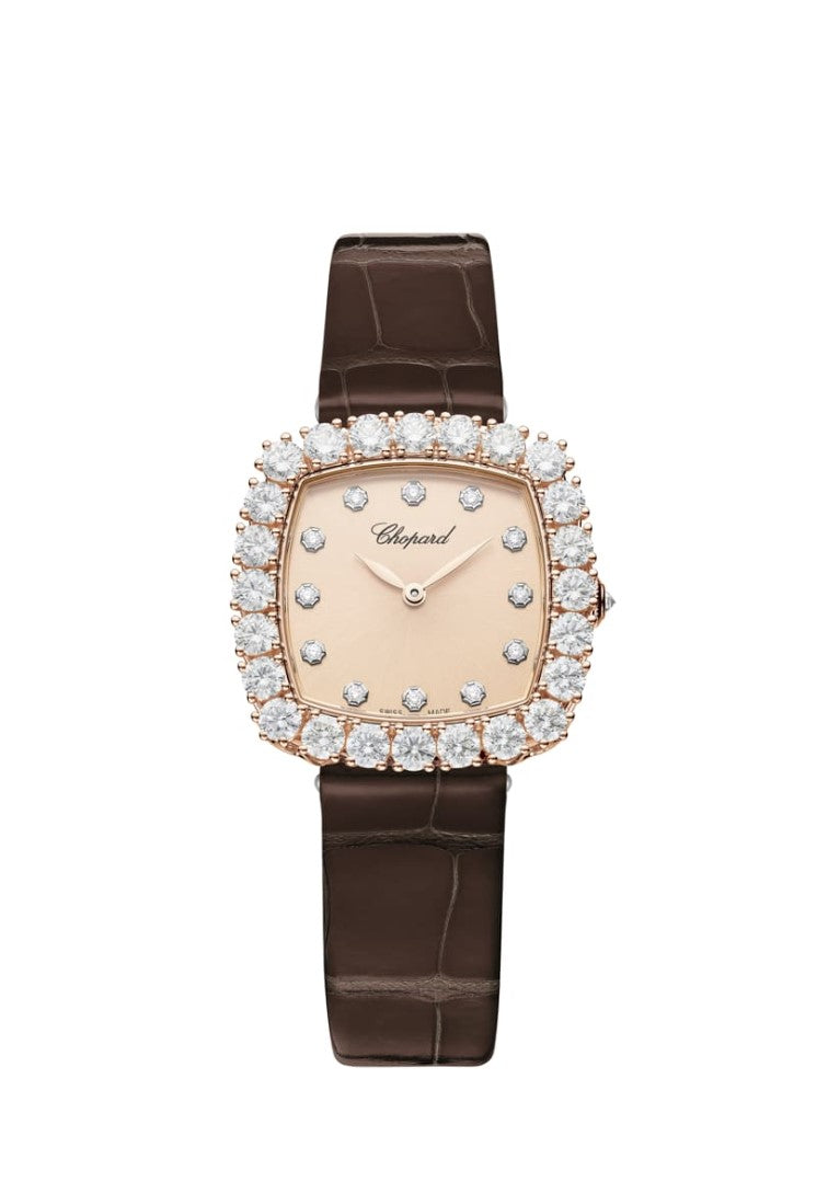 Chopard L’Heure Du Diamant 18K Rose Gold Diamond Ladies Watch - Luxury Swiss Timepiece for Women, Elegant Dress Watch for Special Occasions & Gifts