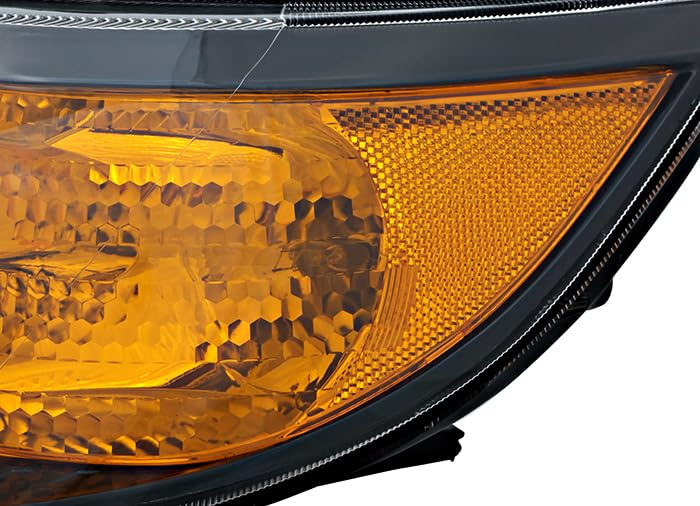 Kia Sorento Headlight Assembly Replacement - Compatible with 2011 2012 2013 Models - Halogen Headlamp Set for Driver & Passenger Side - Perfect for Night Driving and Road Safety