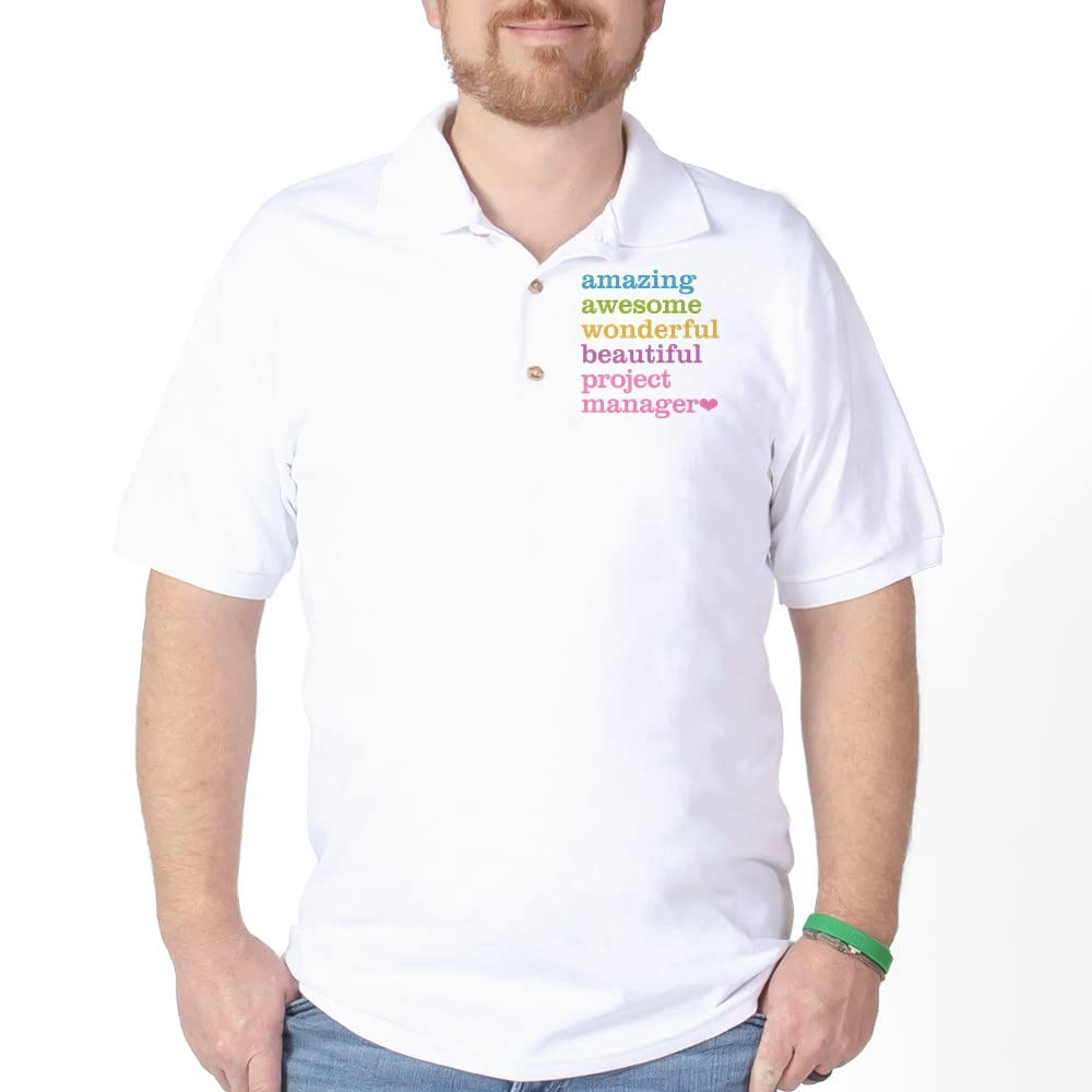 Project Manager Golf Shirt - Premium Performance Polo for Business & Golf - Perfect for Office, Meetings & Golf Outings