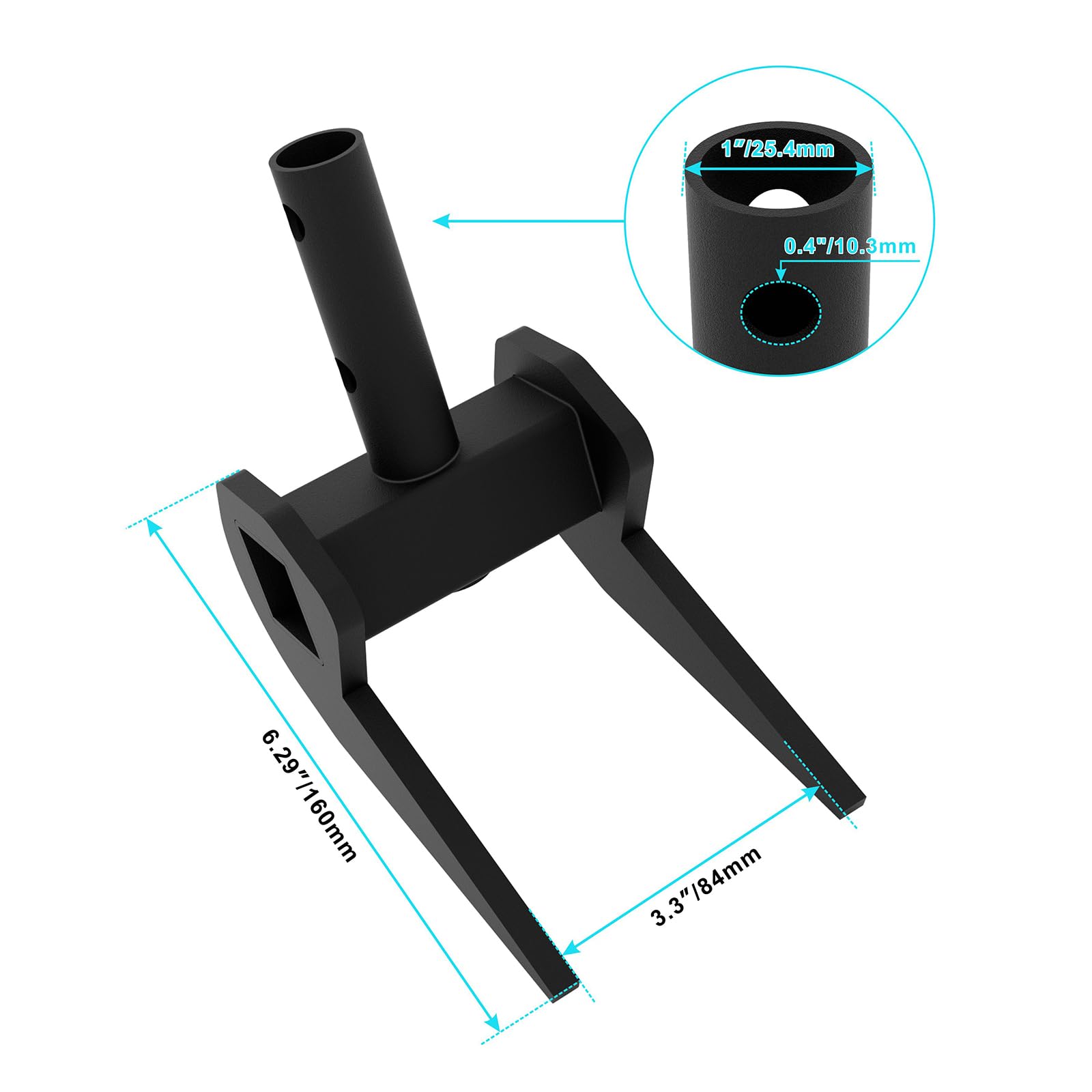 1PCS Heavy Duty Pallet Buster Tool - Wooden Pallet Breaker & Deck Board Puller for Efficient Pallet Disassembly | Durable Black Pallet Removal Tool for Warehouse, Construction & DIY Projects