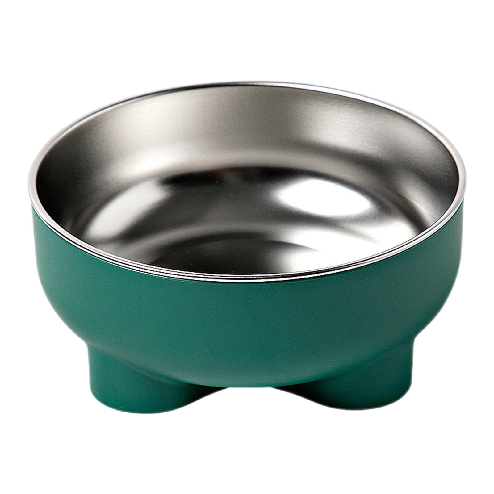 **Enakshi Medium Dog Bowl - Non-Slip Pet Food Dish for Dogs & Cats, Green | Durable Feeding Container for Home, Travel & Outdoor Use | Pet Supplies, Dog & Cat Bowls**
