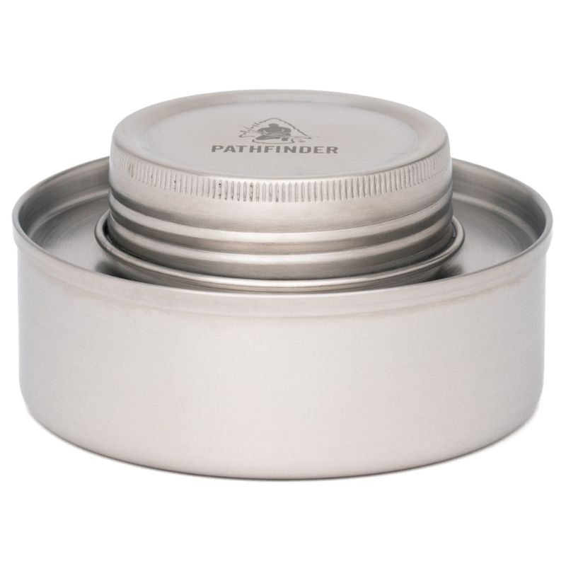 Pathfinder Alcohol Stove - Ultralight Portable Camping Stove for Backpacking, Hiking & Outdoor Adventures | Emergency Survival Gear