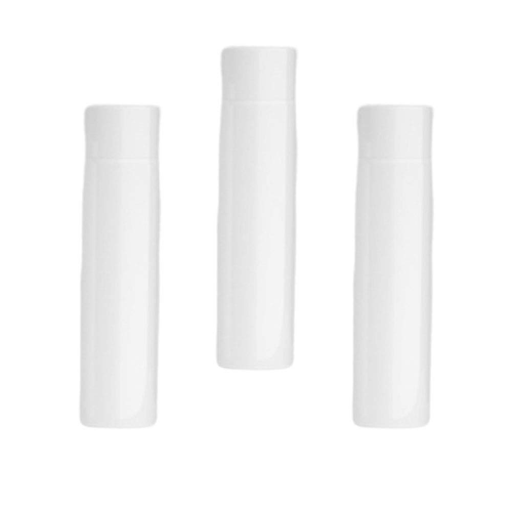 3-Piece Cabilock Vacuum Airless Cosmetic Containers Set - Leak-Proof Makeup & Lotion Pump Bottles for Travel (White) | Perfect for Skincare, Foundation, Serum Storage & On-The-Go Beauty Essentials