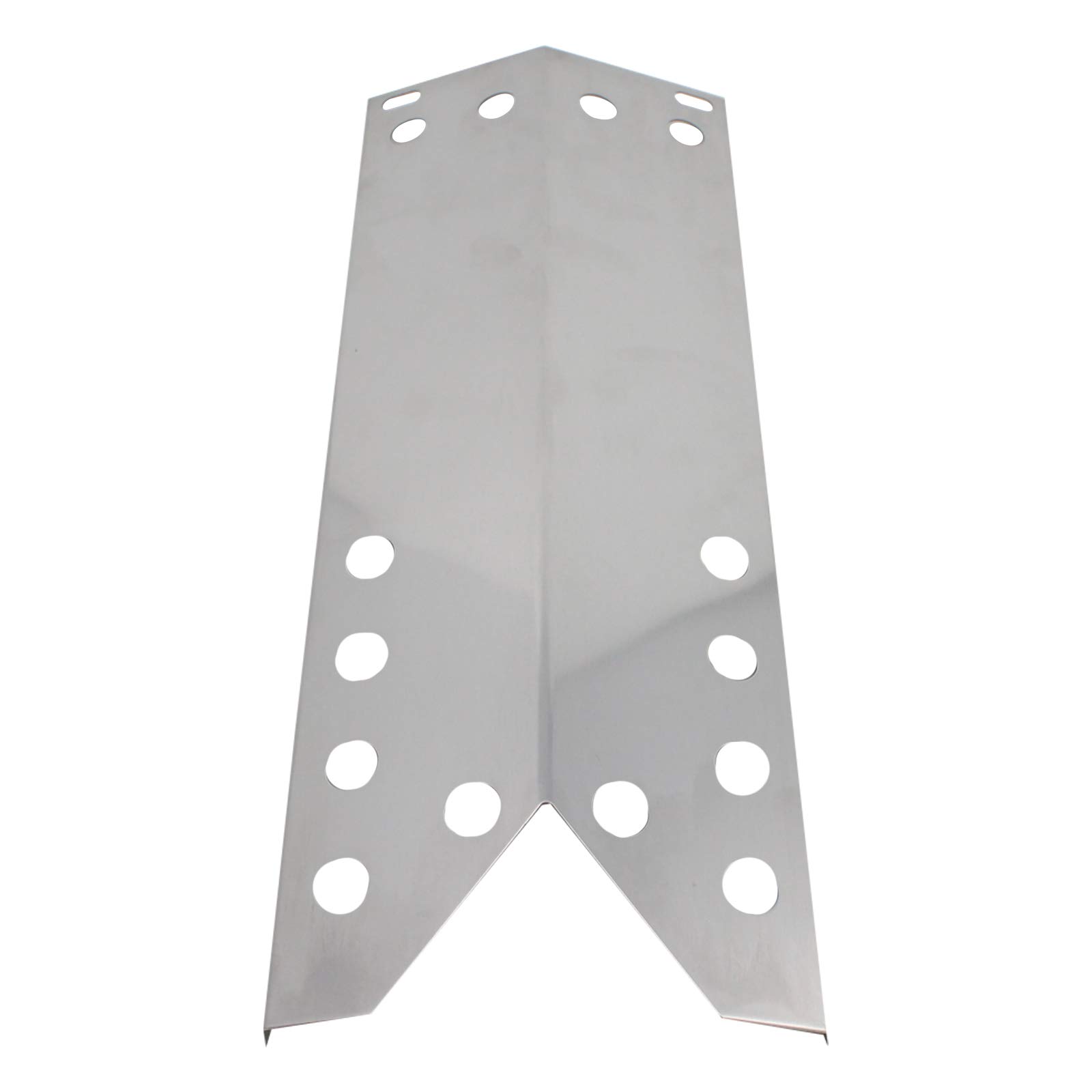 Stainless Steel BBQ Grill Heat Shield Plate for Kenmore 720-0670A - Replacement Flame Tamer, Guard & Deflector - Compatible with 15 1/16
