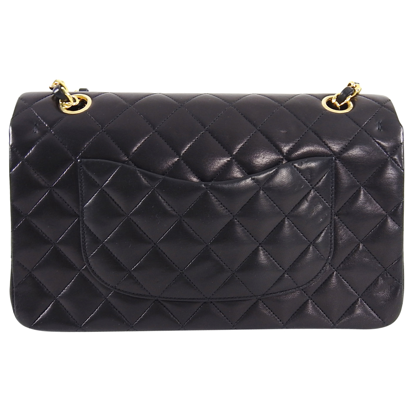 Vintage Chanel Medium Double Flap Bag 1989-1991 Lambskin Leather - Luxury Designer Handbag for Women, Perfect for Evening Parties & Special Occasions