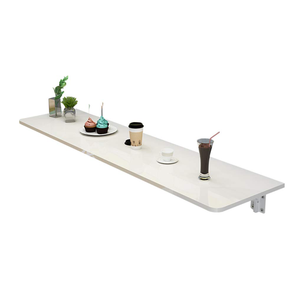 Foldable Wall-Mounted Liftable Table - Space Saving Kitchen & Dining Table with Piano Paint Finish | Includes Installation Accessories | Perfect for Small Apartments, Tiny Homes & Multi-Purpose Rooms