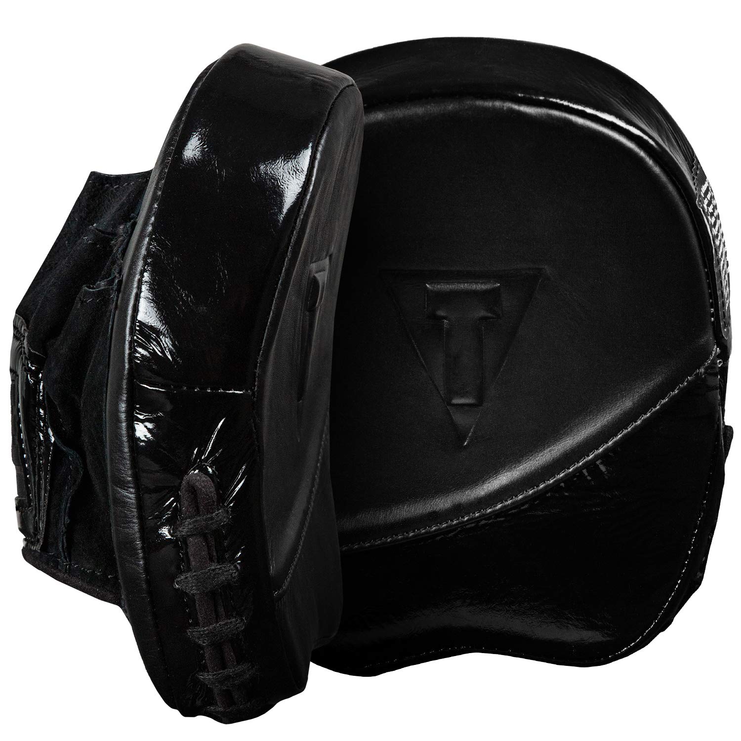 Black Blitz Micro Mitts - Premium Boxing & Muay Thai Focus Pads for MMA, Kickboxing & Training | Durable Punching Mitts for Coaches & Fighters | Perfect for Sparring, Pad Work & Fitness Routines