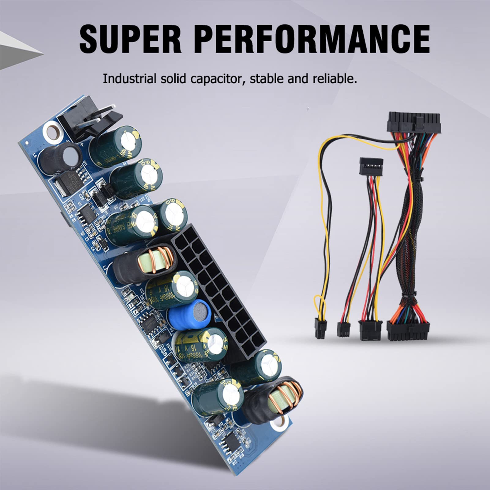 12V 120W ATX Power Supply Module with 24Pin Connector - DC Input for Mini PC, HTPC, POS System, Digital Set-Top Box - Reliable PSU for Home Office & Commercial Use