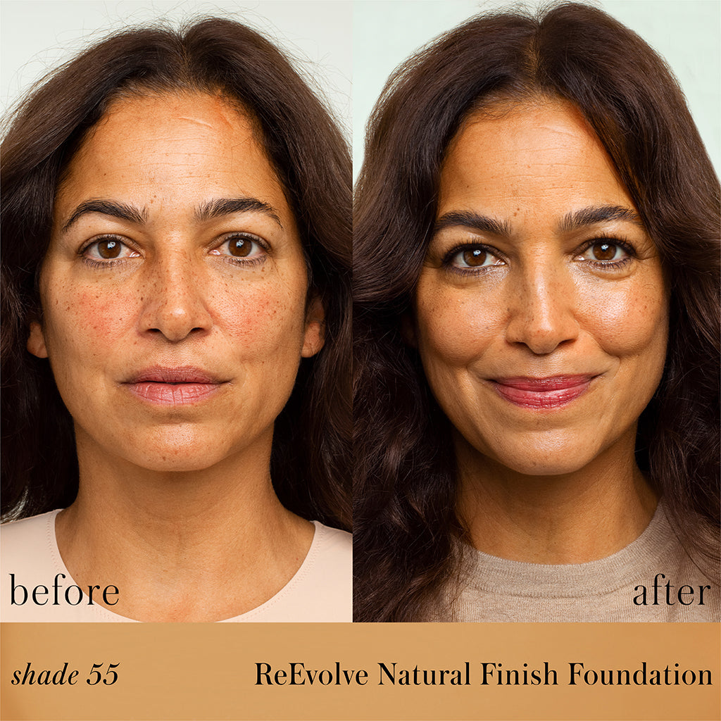 ReEvolve Natural Finish Liquid Foundation - Lightweight, Buildable Coverage for Flawless Skin | Perfect for Everyday Wear & Special Occasions