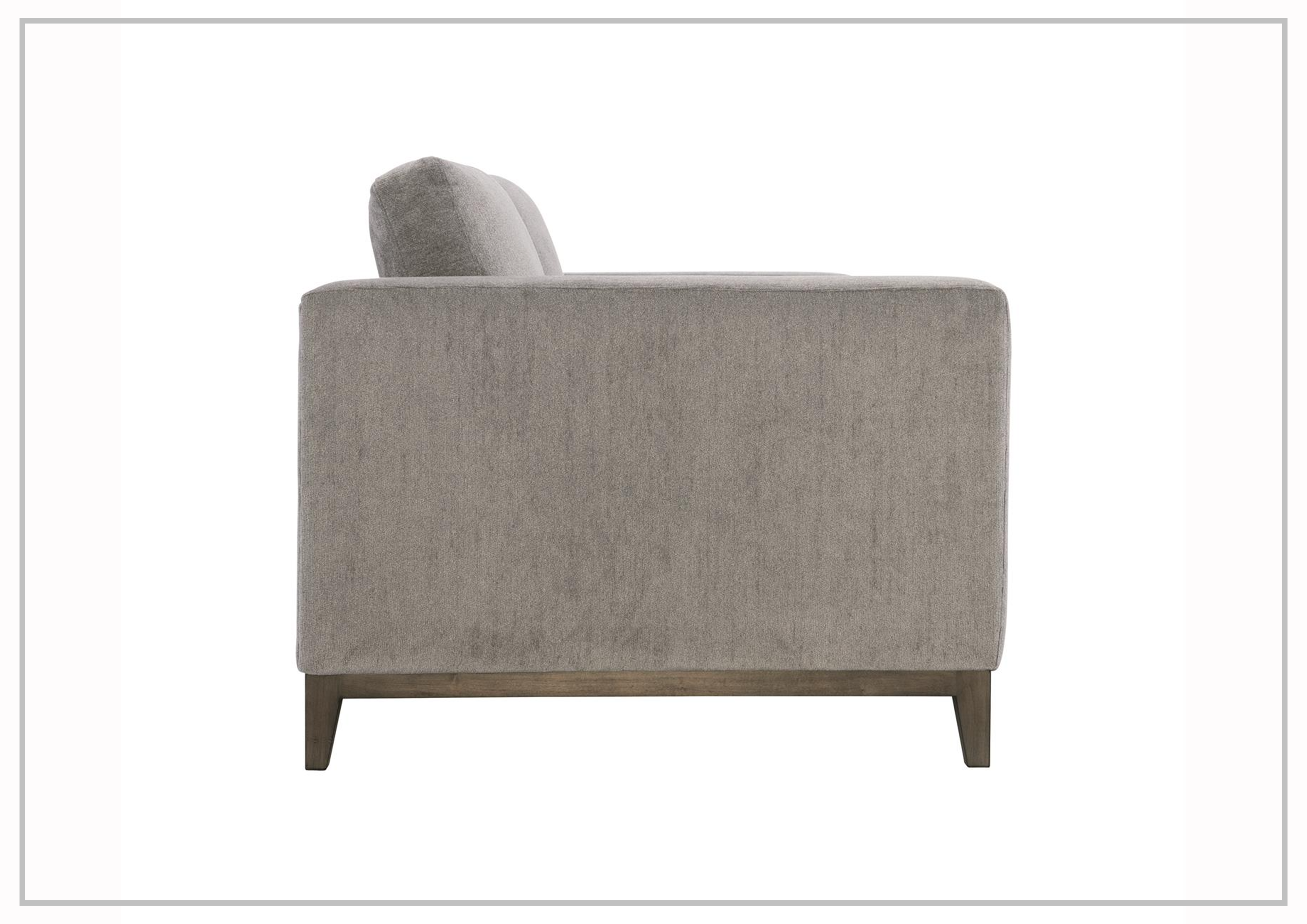 Bernhardt Noel Fabric Sofa with Plush Feather Down Cushion - Comfortable Modern Living Room Furniture for Home & Office Relaxation