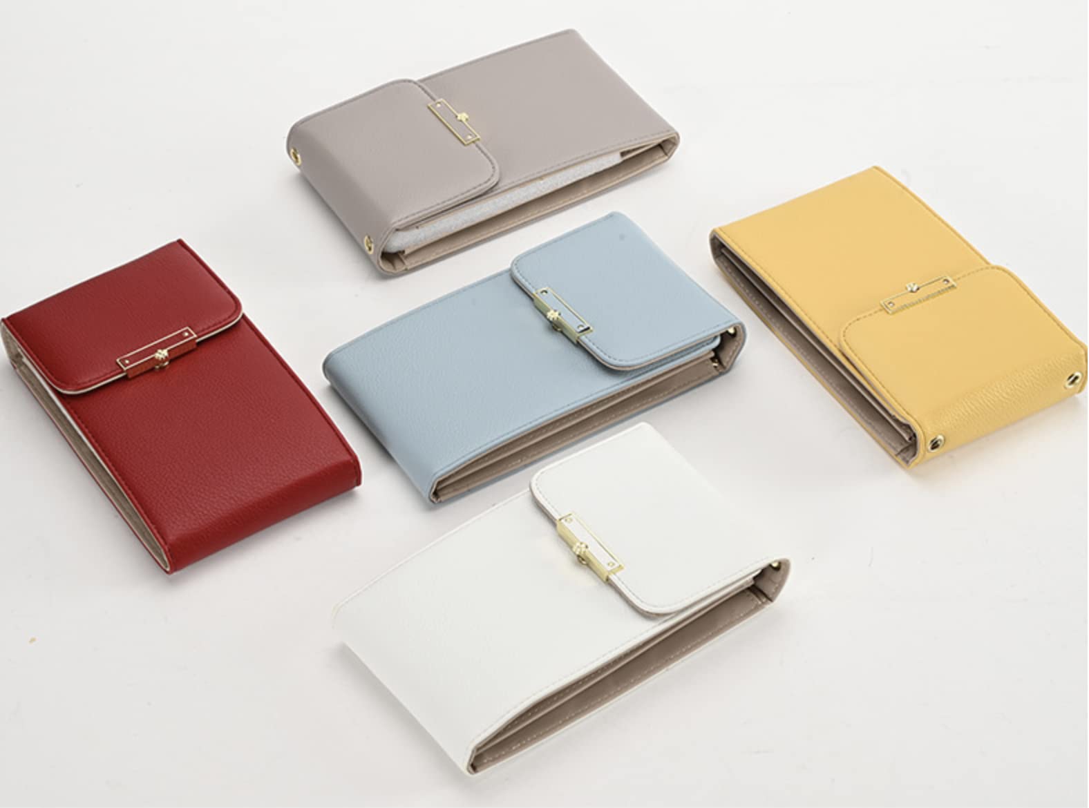 Stylish Leather Crossbody Bag for Women - Small Phone Wallet Purse with Shoulder Strap | Perfect for Everyday Use, Travel & Shopping