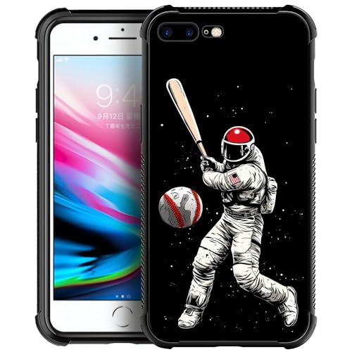 Astronaut Playing Baseball
