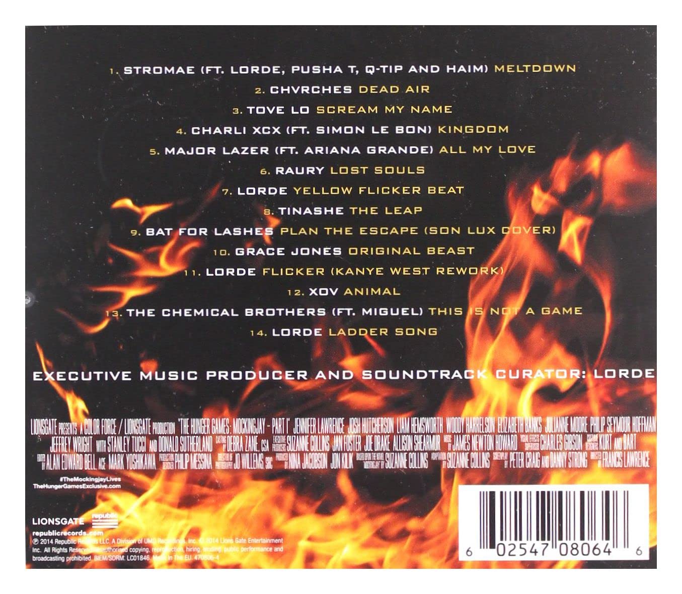 The Hunger Games: Mockingjay Part 1 Official Soundtrack - Original Motion Picture Score & Songs - Perfect for Movie Nights, Workout Playlists, and Relaxation