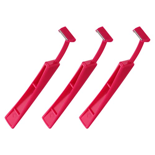 Beavorty 3-Piece Dermaplaning Tool Set - Gentle Facial & Body Razors for Women, Bikini Shaver, Peach Fuzz Remover & Exfoliator | Perfect for At-Home Hair Removal, Grooming & Skin Smoothing (Ideal for Pre-Makeup Prep & Sensitive Skin Care)