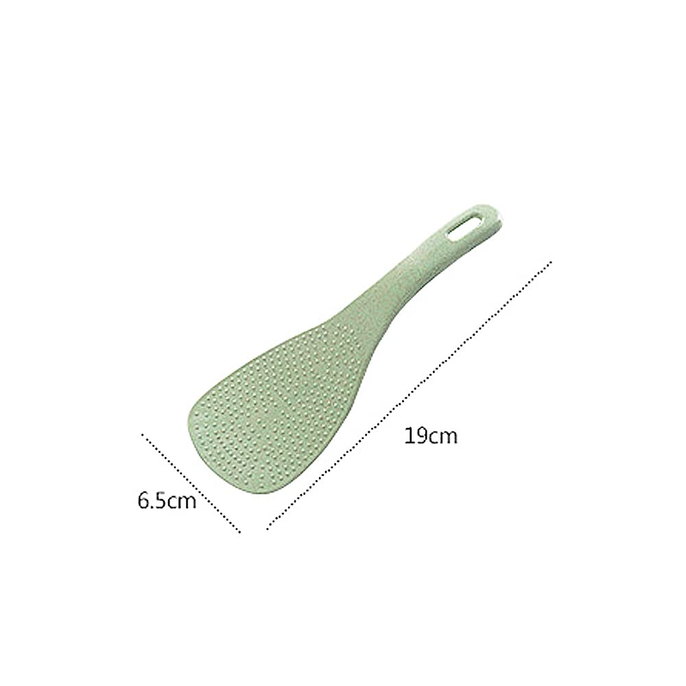 Vctitil Rice Paddle - Wheat Straw Non-Stick Rice Spoon, Rice Scooper & Cooker Shovel - Eco-Friendly Kitchen Utensil for Cooking, Serving & Meal Prep - Perfect for Rice Cookers, Stirring & Serving Dishes
