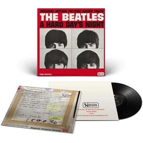 The Beatles - A Hard Day's Night (Original Soundtrack) Vinyl LP Record | Classic 1964 Movie Soundtrack | Perfect for Collectors & Music Enthusiasts | Great for Home Listening & Vintage Vinyl Collections