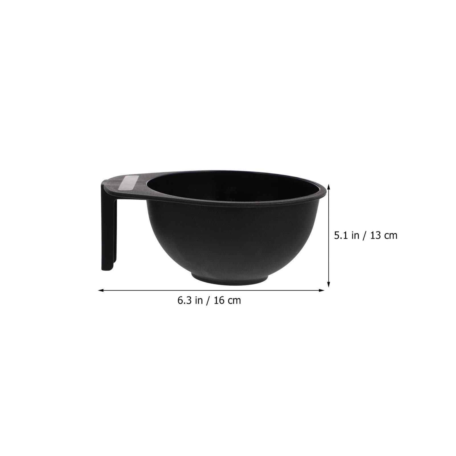 FRCOLOR 4PCS Plastic Hair Color Mixing Bowls - Professional Hair Dye Tint Bowls for DIY, Salon & Barber Use - Perfect for At-Home Hair Coloring & Professional Styling