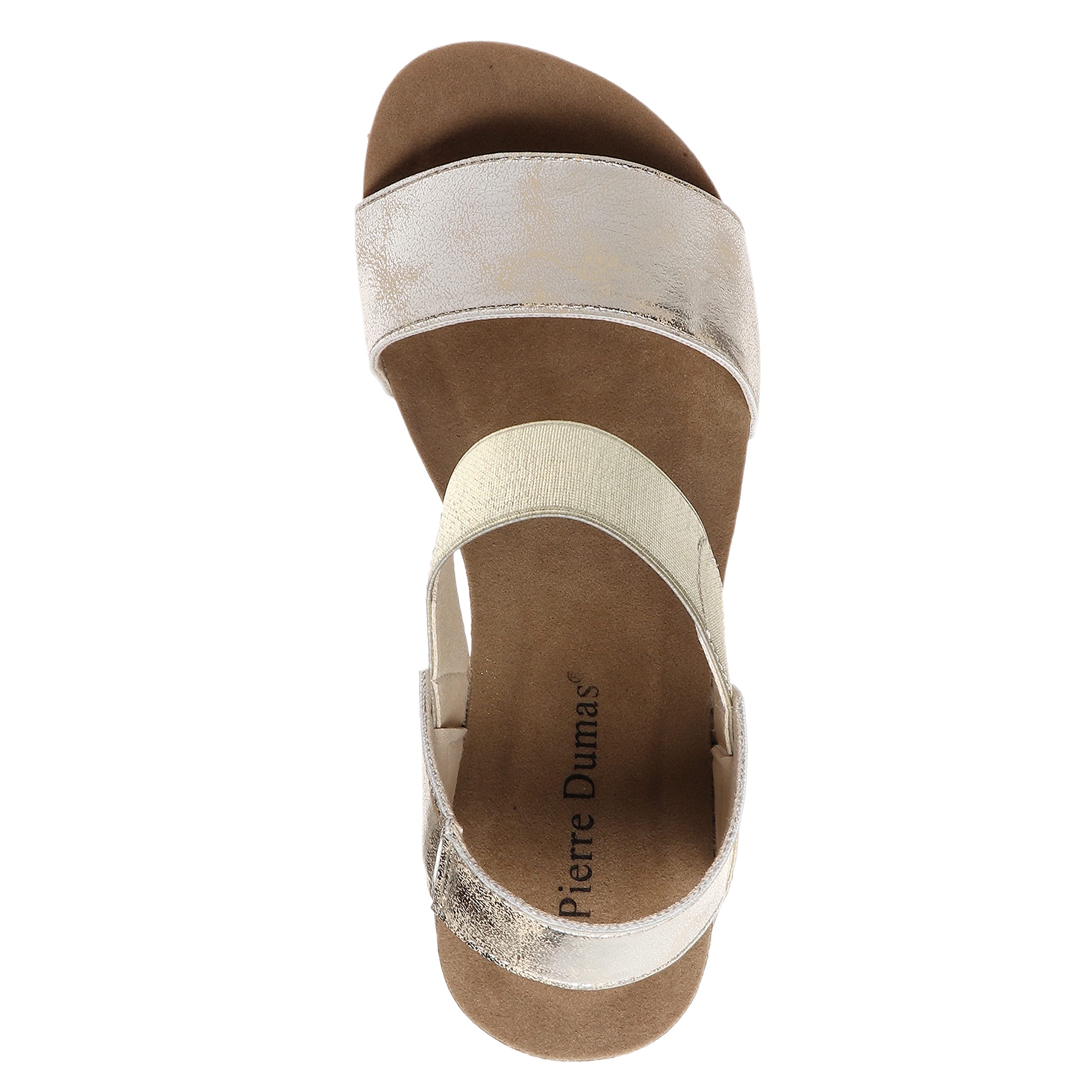 Pierre Dumas Women's Hester-1 Comfortable Wedge Sandals with Arch Support - Perfect for Summer, Beach, and Casual Outings