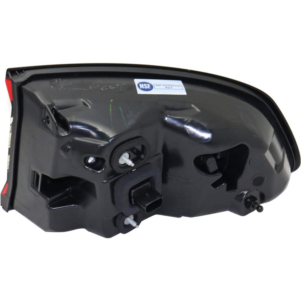 2015-2018 Dodge Charger LED Tail Light Assembly - Driver Side (CH2800208) | DOT Certified Replacement for 68213145AC & 68213145AB | Includes Bulbs | Enhanced Night Visibility & Safety for Street Driving
