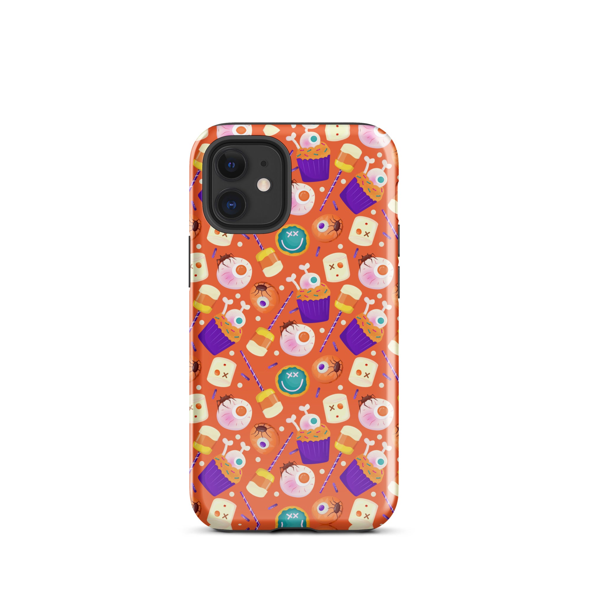 Halloween Trick or Treat Premium Shockproof iPhone Case - Cute Pumpkin Design for iPhone 14/13/12 Pro Max - Perfect for Halloween Parties, Costume Events & Spooky Decorations