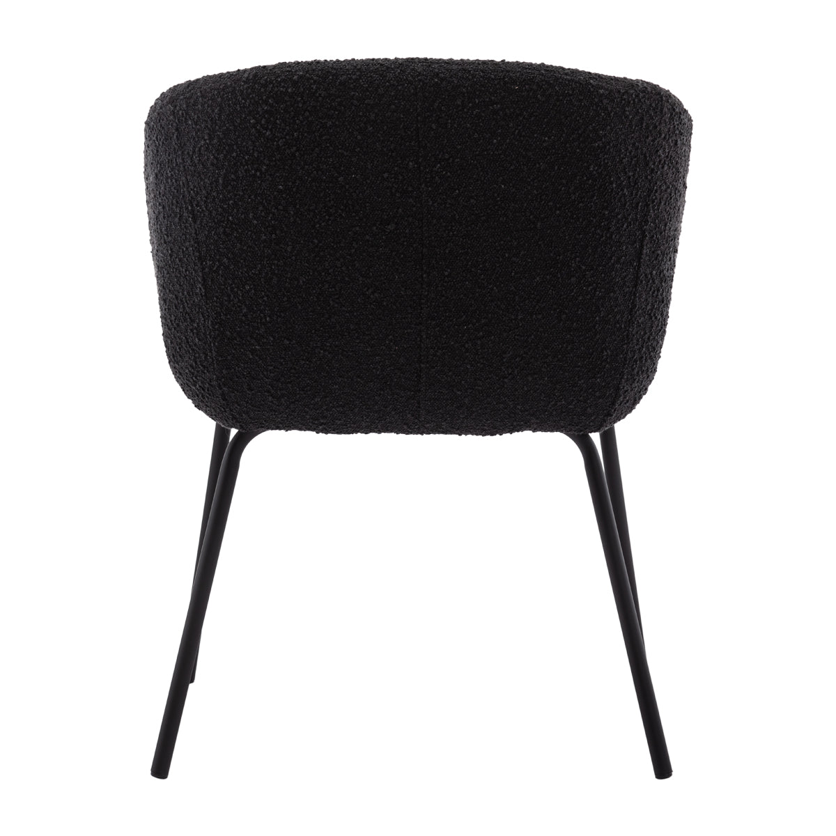 Avalon Boucle Dining Arm Chair - Modern Upholstered Accent Chair for Kitchen, Dining Room, or Office - Comfortable & Stylish Seating Solution