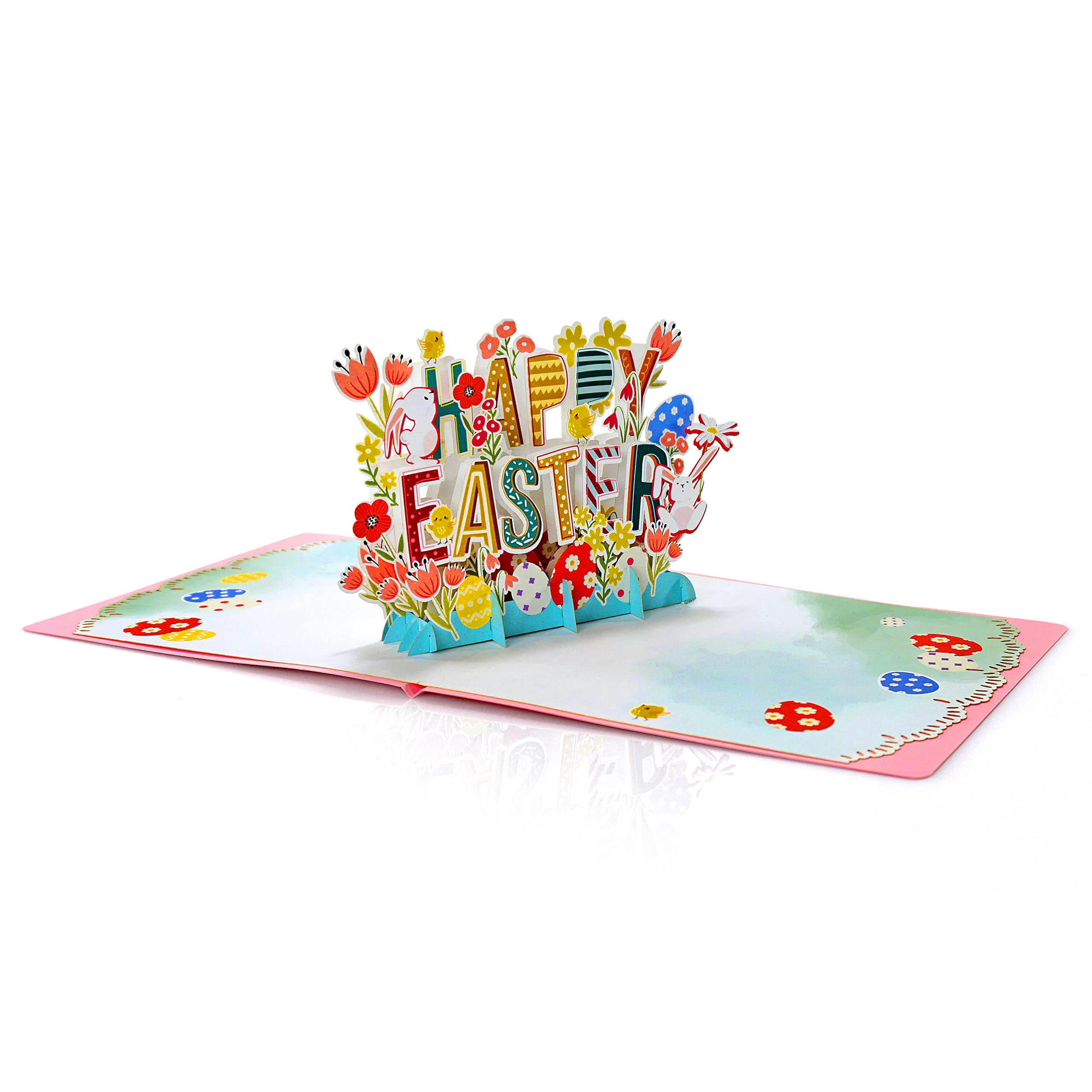 Easter Pop Up Greeting Card - 3D Happy Easter Card for Kids & Adults | Perfect for Easter Gifts, Party Favors & Holiday Decorations