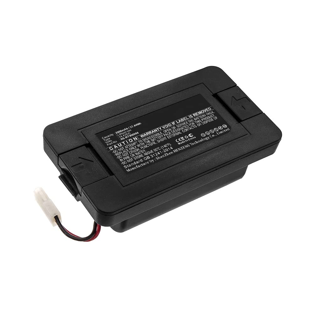 Synergy Digital Vacuum Cleaner Battery - 14.4V 2600mAh Li-ion Replacement for Rowenta Smart Force Essential RR694 & RS-RT900866 - Ultra High Capacity Power Supply for Deep Cleaning Carpets, Floors, and Pet Hair Removal
