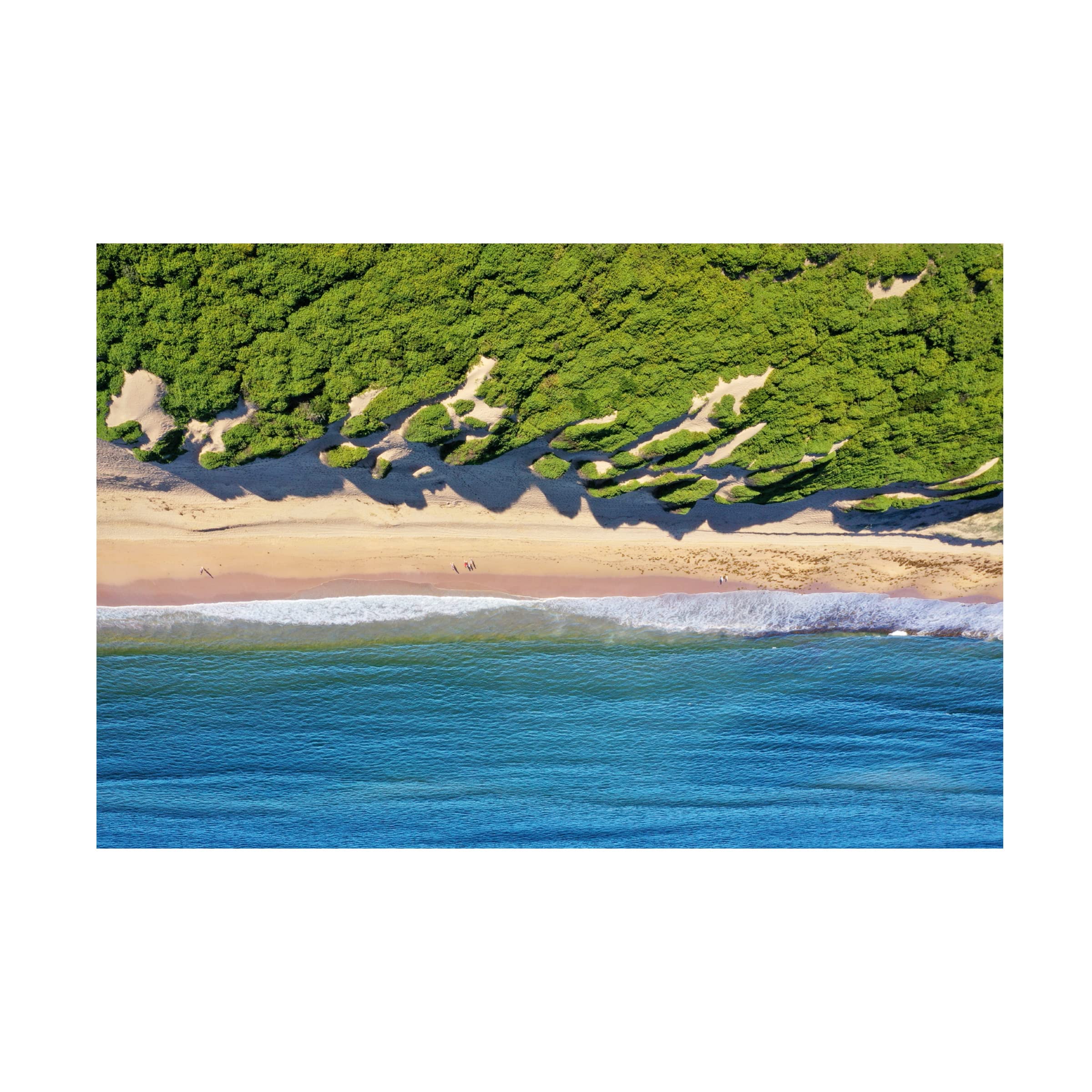Trademark Fine Art 'Beach Walk' Canvas Wall Art Print by Beata Czyzowska Young - Coastal Decor for Living Room, Bedroom & Office