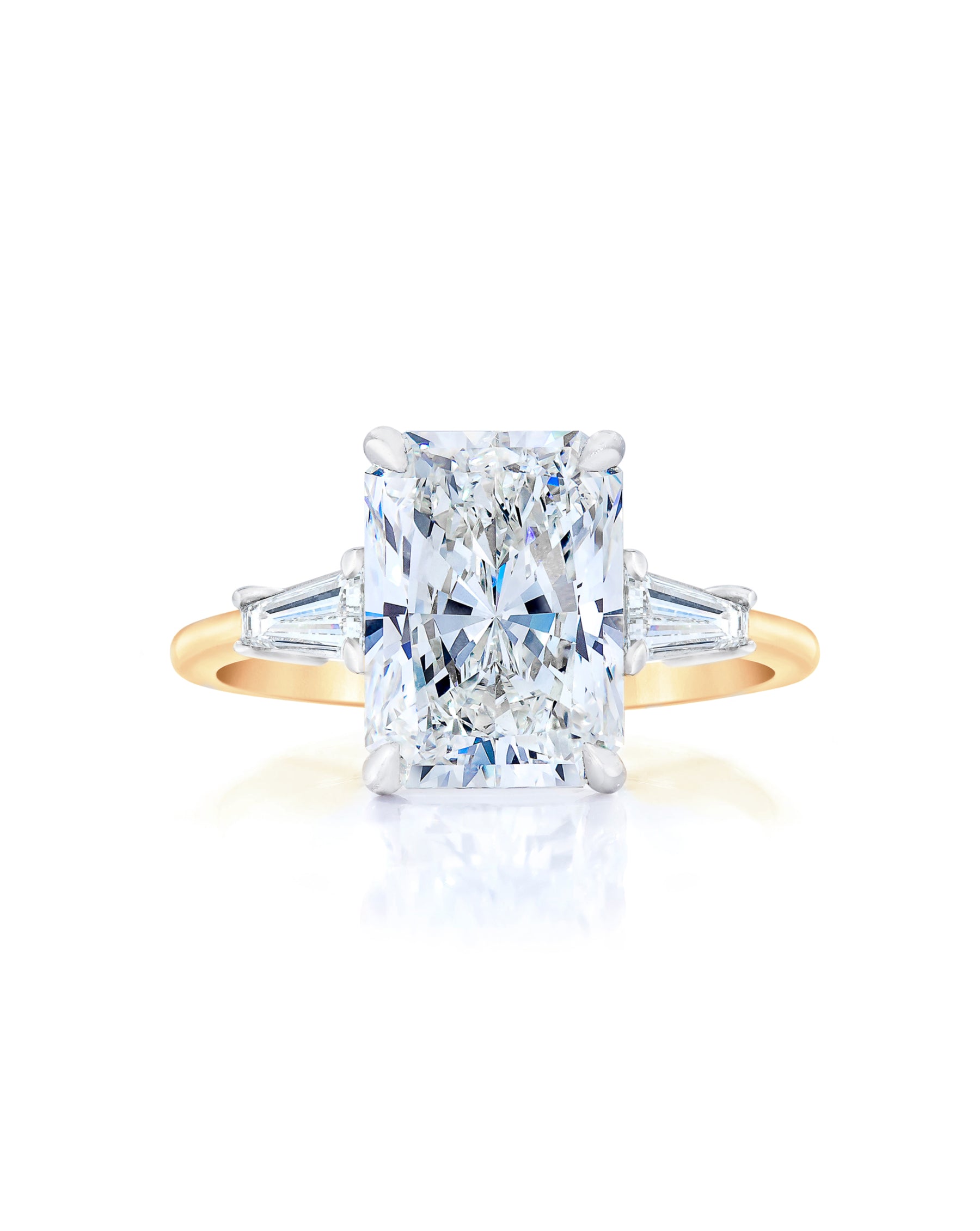 Elegant Baguette Side Stones for Engagement Rings & Wedding Bands - Sparkling Diamond Accents for Bridal Jewelry