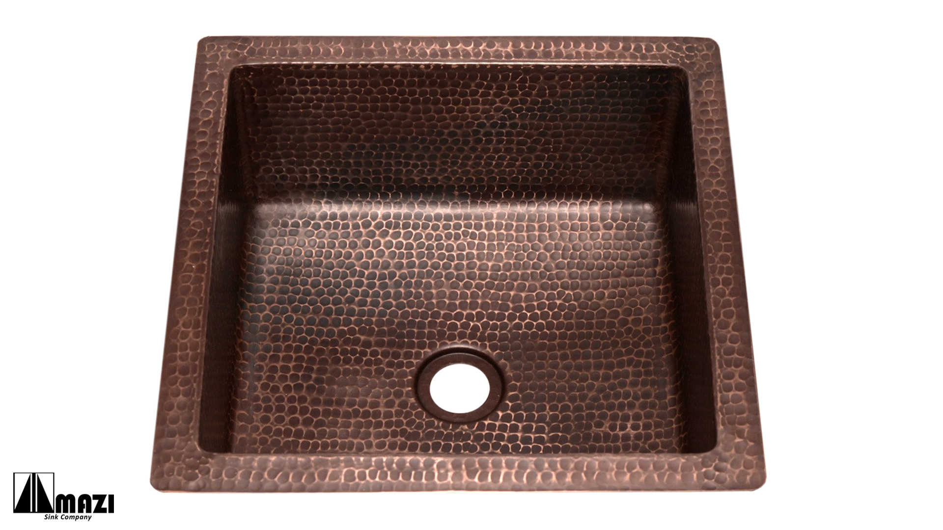 Copper Bathroom Sink CSBS1414 - Modern Farmhouse Vessel Sink for Bathroom Vanity, Powder Room & Guest Bath - Durable Copper Basin with Handcrafted Finish