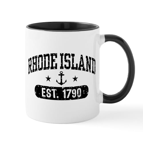 White/Black Inside - Rhode Island Mug