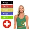 True Hunter Green + 5 Exercise Bands