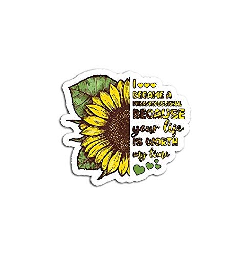 Paraprofessional Costume Back to School Sticker - Die Cut Vinyl Decal with Bright Print - Perfect for Teacher Gifts, Laptop Decoration & School Supplies