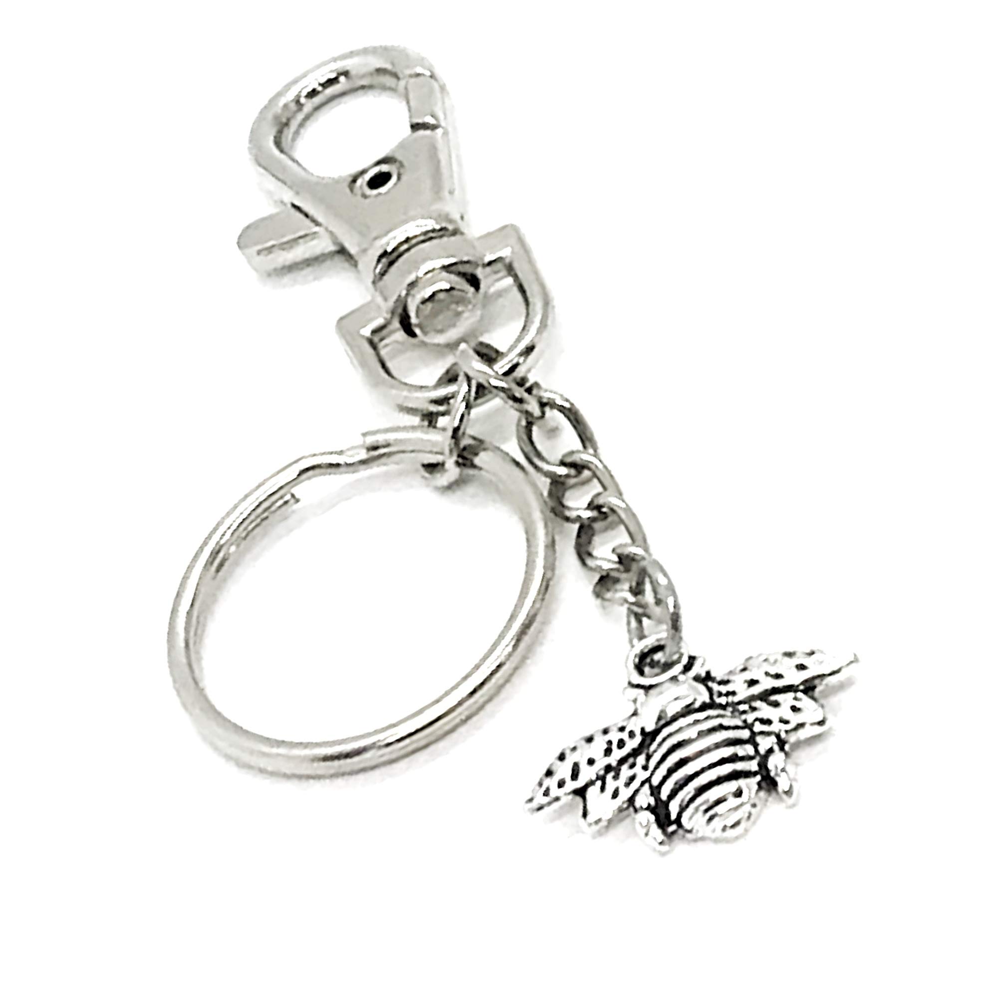 Bee Keychain - Cute Bee Charm Keychain Clip for Bee Lovers | Motivational & Encouragement Gift Idea | Perfect for Backpacks, Purses, or Keyrings | Dream Big Inspirational Present