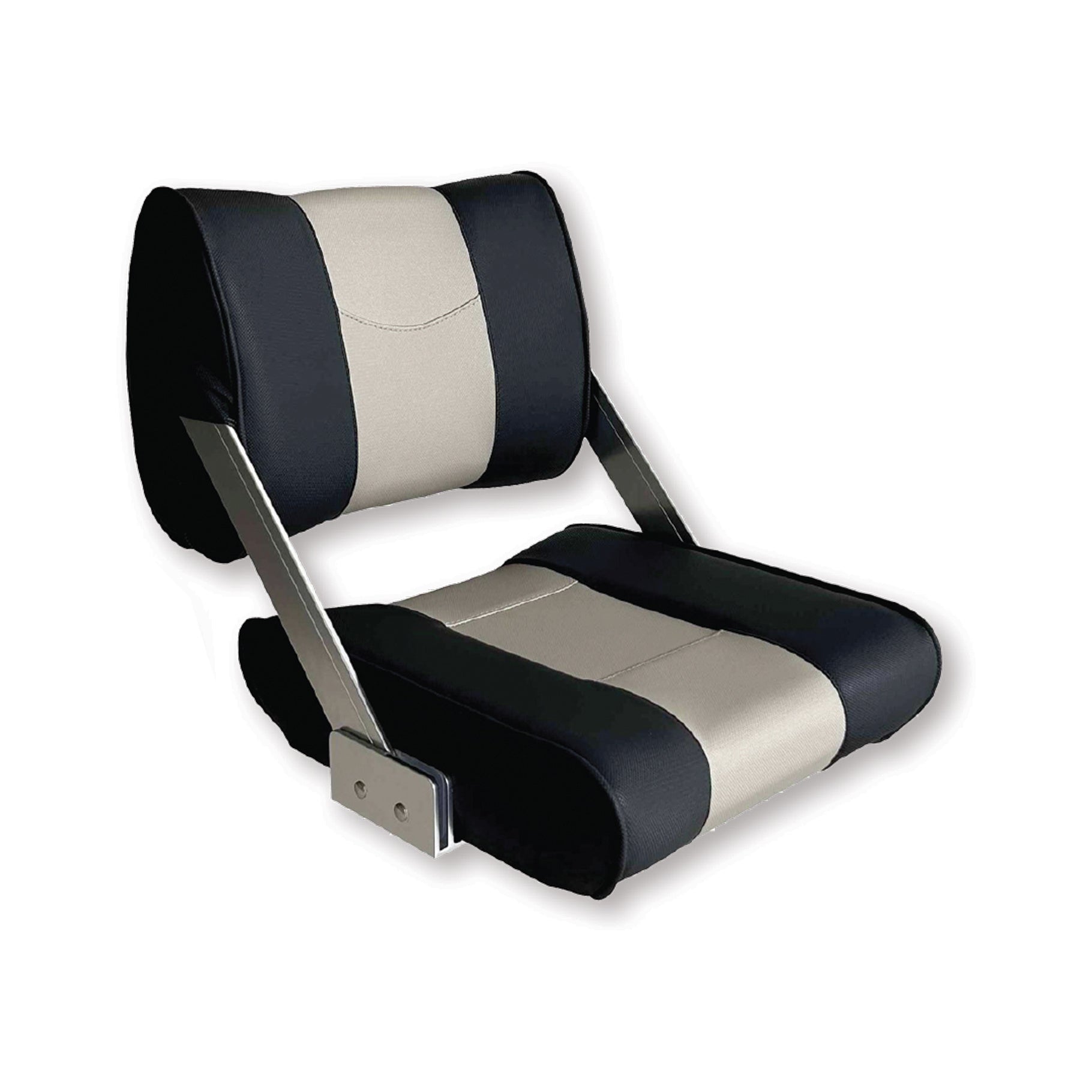 Axis Flip Back Seat Cover - Black & Silk Grey - Durable & Stylish Car Seat Protector for Trucks, SUVs, and Sedans - Perfect for Road Trips, Commuting, and Outdoor Adventures