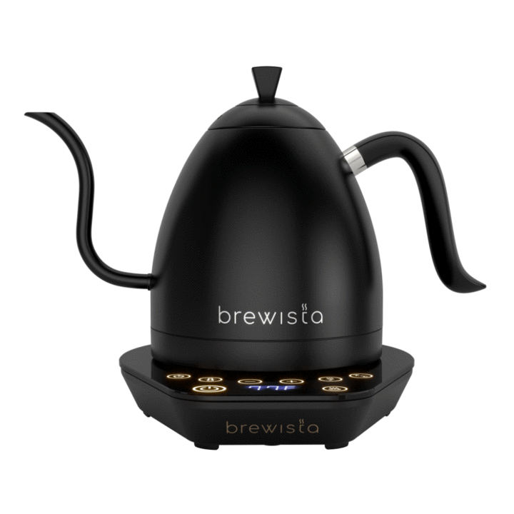 Brewista Artisan Variable Temperature Electric Gooseneck Kettle 1.0L (1200W) - Perfect for Pour Over Coffee, Tea Brewing & Home Barista Use