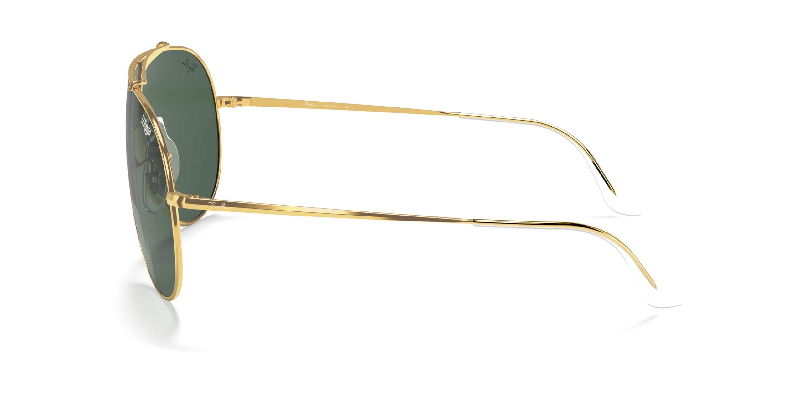 Ray-Ban RB3597 Wings Shield Polarized Sunglasses for Men & Women - UV Protection, Stylish Aviator Design for Driving, Outdoor Sports & Travel
