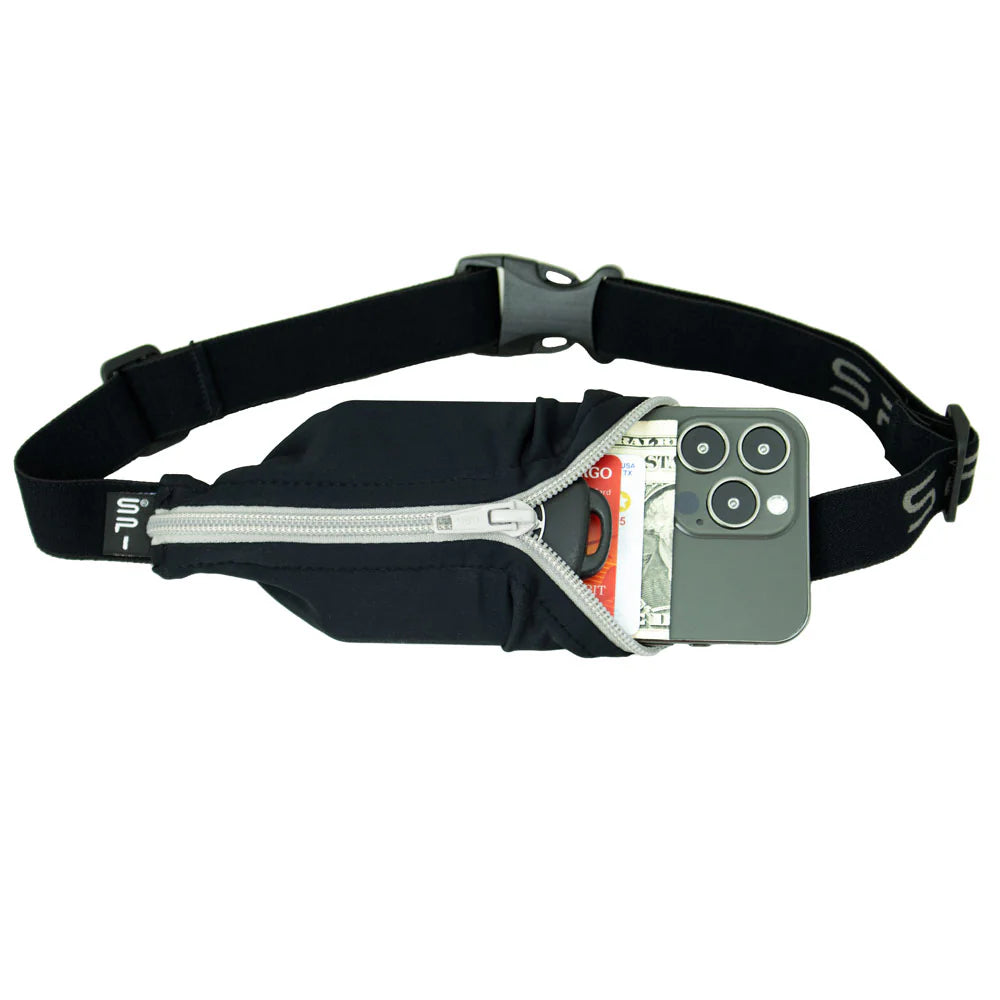 Original Title: Spi Belt   Optimized Title: Best Running Belt for Men & Women - Spi Belt Adjustable Waist Pack with Zipper Pocket for Phone, Keys & Cards - Perfect for Jogging, Hiking & Travel