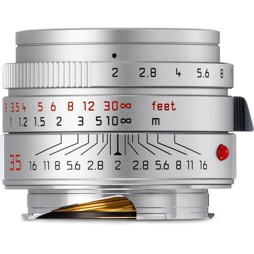 Leica Summicron-M 35mm f/2 ASPH Lens for M-Mount Cameras - Perfect for Street Photography & Low Light Shooting