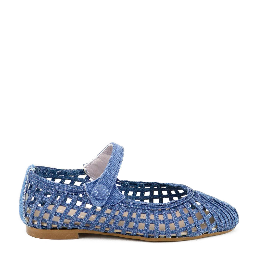 Papanatas Jean Basketweave Mary Jane Shoes - Comfortable Women's Casual Flats for Everyday Wear | Perfect for Office, Walking & Date Nights