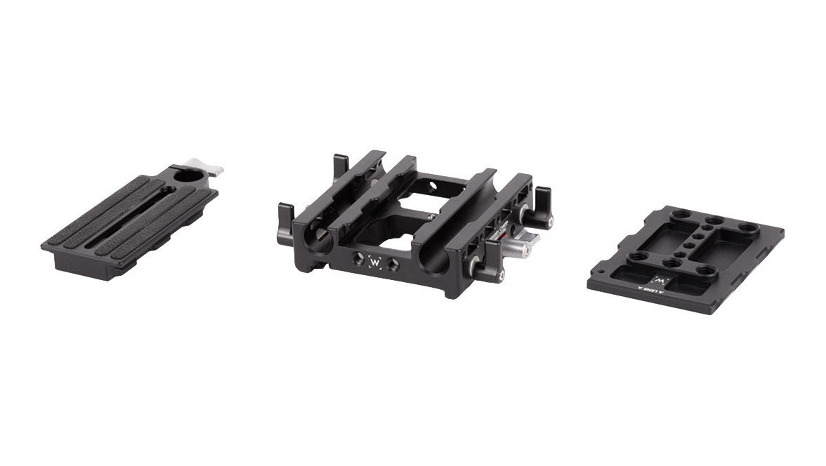 Universal Camera Baseplate for Sony FX6, Blackmagic URSA Mini, Mini Pro & 12K - Compatible with Rialto Extension System - Professional Film & Video Production Rig Accessory