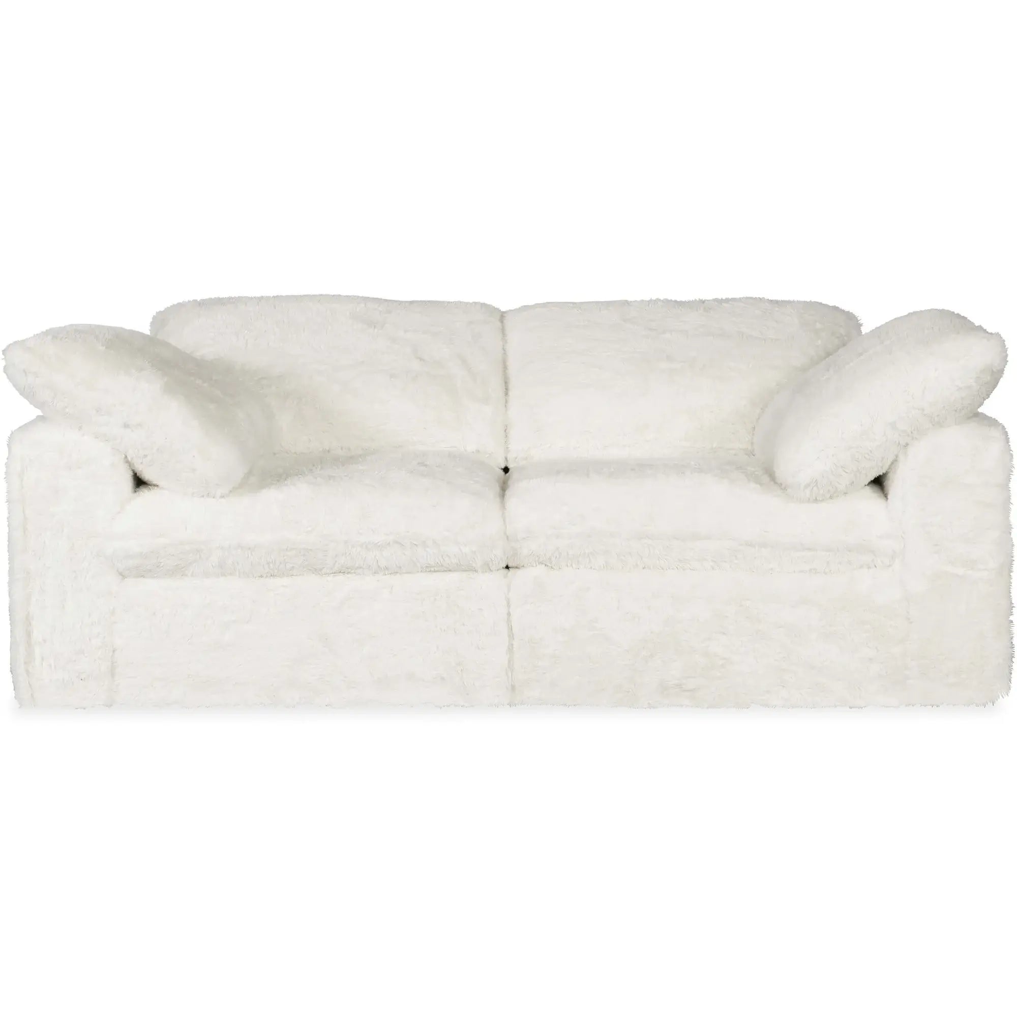 Comfortable Barefoot Two-Seat Sofa for Living Room - Modern Minimalist Design for Small Spaces, Perfect for Apartments and Cozy Homes