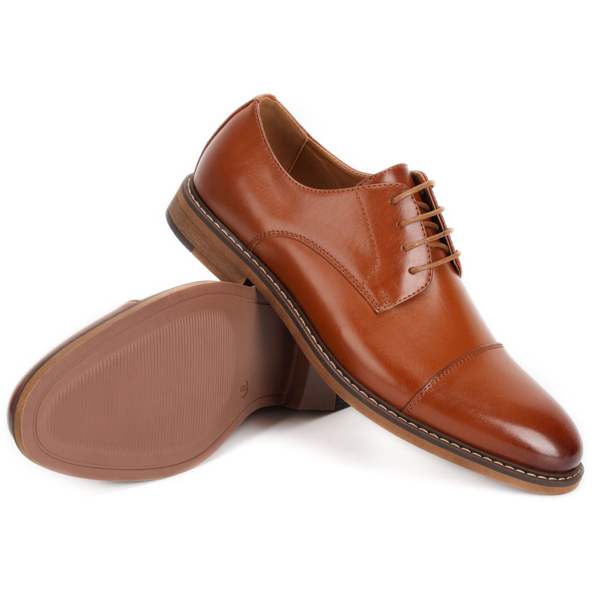 Premium Men's Dress Shoes - Classic Oxford Style for Business & Formal Occasions | Comfortable & Stylish for Office, Weddings & Special Events
